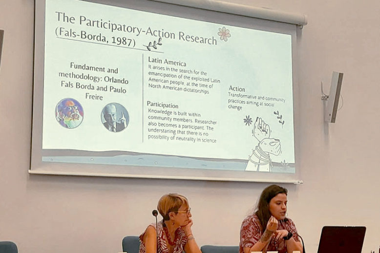 Apresentação de Laura Lorenzetti sobre Autolesão Não Suicida em congresso na Itália